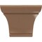 Ekena Millwork 8"W x 16"D x 8"H Wide Olympic Rough Cedar Woodgrain TimberThane Corbel, Primed Tan CORUR08X16X08OLYRCPR - alternate 4